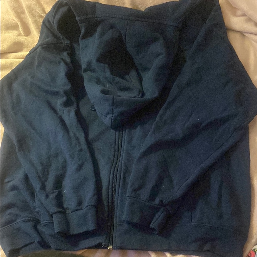 Navy Blue Zip-Up Hoodie XL Men’s